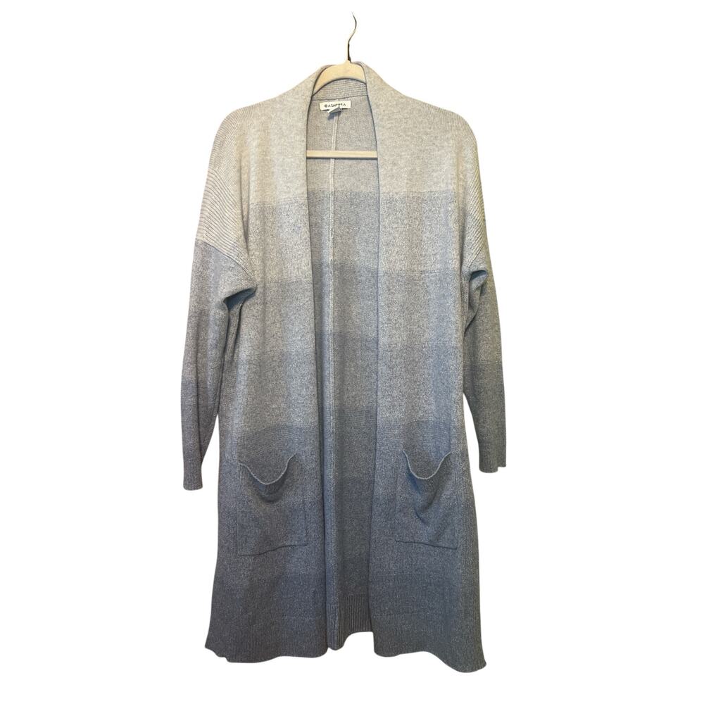 Athleta Blue Ombré Spirt Wool Cashmere Wrap Size Medium